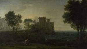 The Enchanged Castle Claude Lorraine The National Gallery  image for The Anthaneum