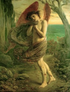 Love in Autumn Simeon Solomon, 1866 photo public domain for Wikimedia Commons better images available at 