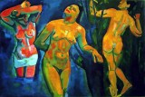 The Bathers Andre  Derain, 1907 picture from Pinterest in collection of Museum of Modern Art, NY