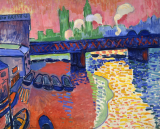 Charing Cross Bridge Andre Derain, 1906 National Gallery of Art, Washington photo in US public domain from Wikipedia; copyrighted in France until 2025
