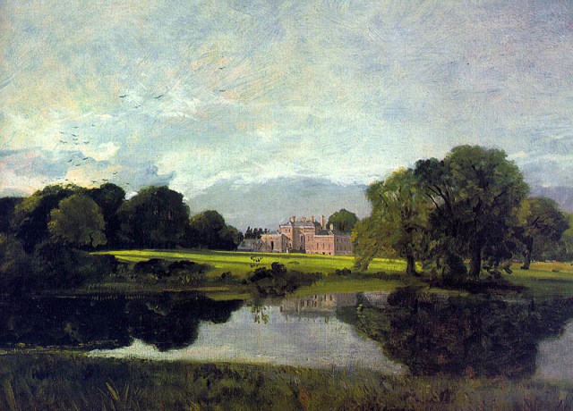 Malvern Hall John Constable, 1809 oil on canvas, 21 X 33 in Tate Museum image in public domain from Wikimedia Commons