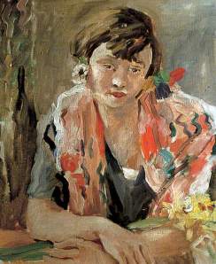 Susan Adrian Daintrey oil on canvas, 22 x 19 in given to the Leeds Art Gallery by Sir J Duveen, 1927 © the artist's estate photo credit: Leeds Museums and Galleries from BBC Your Paintings 