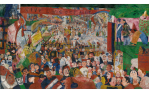 Christ's Entry into Brussels in 1889 James Ensor, 1888 oil on canvas,100 x 170 in. Getty Center, Los Angeles © 2014 Artists Rights Society (ARS), New York / SABAM, Brussels