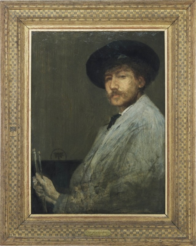 Arrangement in Grey: Portrait of the Painter James McNeill Whistler, ~1872, oil on canvas, 30 x 21 in Detroit Institute of Art photo in public domain from National Endowment for the Humanities