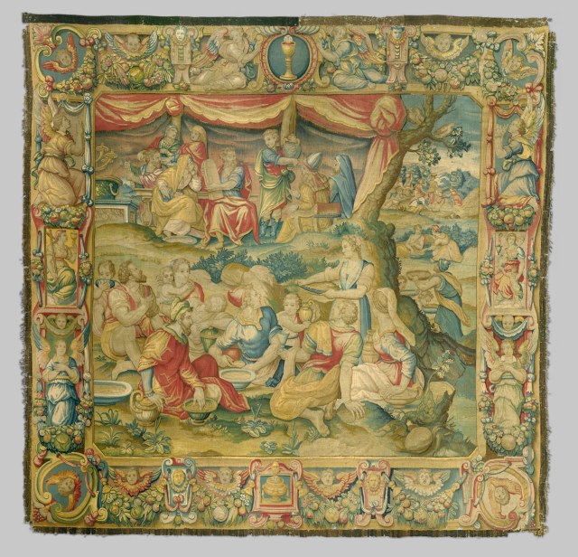 The Gathering of Manna Medici workshop under the direction of Guasparri di Bartolomeo Papini, 1595-1596 Wool and silk, 176 x 168 inches The Metropolitan Museum of Art, New York