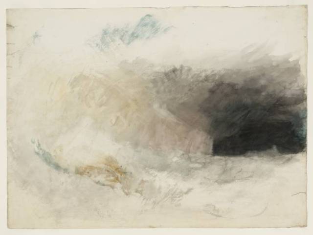 The Longships Lighthouse, Land's End, from the North-East Joseph Mallord William Turner, ~1834 watercolor on white wove paper, 11 x 17 in The Tate, London